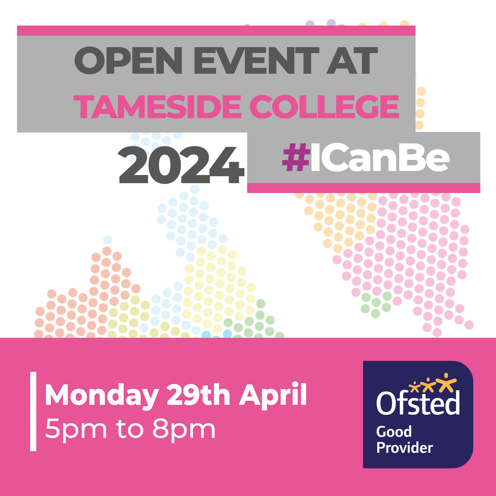 Click to apply to Tameside College. Start your journey here – apply online
